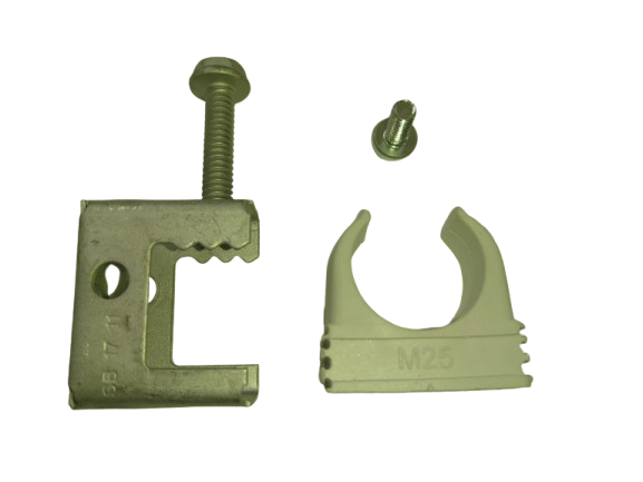 Clickschelle mit Schraubklemme montieren