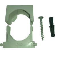 Druck-ISO-Schelle mit Dübel und Schraube liefern und montieren