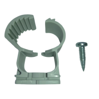 Click-Snap-Schelle mit Bohrschraube montieren