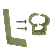 Click-Snap-Schelle mit Montagewinkel für Trapezblech montieren