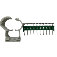 Click-Snap-Schelle mit Gasnagler montieren